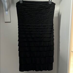 Chic Black Layered Skirt